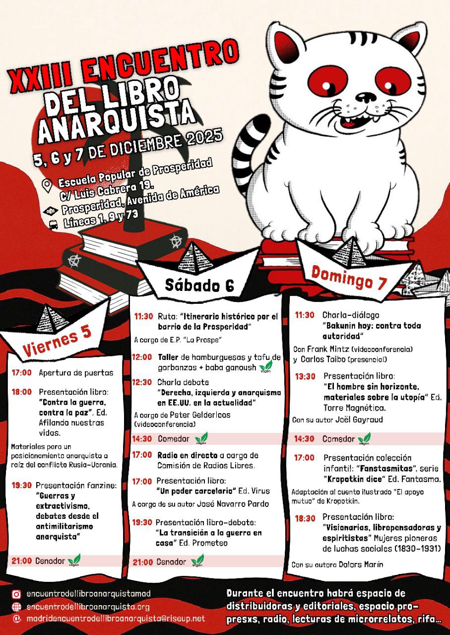 [MDRD] XXIII Encuentro del Libro Anarquista